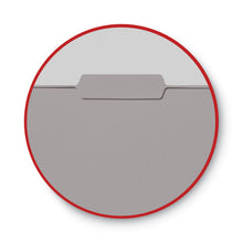 Load image into Gallery viewer, Interior File Folders, 1/3-Cut Tabs: Assorted, Letter Size, 0.75" Expansion, Gray, 100/Box
