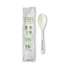 Load image into Gallery viewer, TPLA Wrapped Cutlery, Spoon, Plastic, Light Beige, 750/Carton
