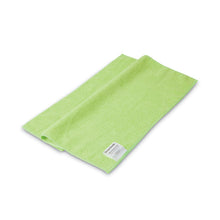 Load image into Gallery viewer, Microfiber Cleaning Cloths, 16 x 16, Green, 24/Pack
