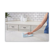 Load image into Gallery viewer, Microfiber Cleaning Cloths, 16 x 16, Blue, 24/Pack
