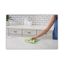 Load image into Gallery viewer, Microfiber Cleaning Cloths, 16 x 16, Green, 24/Pack
