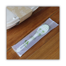 Load image into Gallery viewer, TPLA Wrapped Cutlery, Spoon, Plastic, Light Beige, 750/Carton
