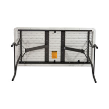 Load image into Gallery viewer, IndestrucTable Industrial Folding Table, Rectangular, 96" x 30" x 29", Platinum
