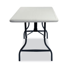 Load image into Gallery viewer, IndestrucTable Industrial Folding Table, Rectangular, 96" x 30" x 29", Platinum
