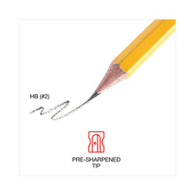 Load image into Gallery viewer, #2 Pre-Sharpened Woodcase Pencil, HB (#2), Black Lead, Yellow Barrel, 72/Pack
