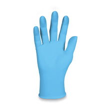 Load image into Gallery viewer, G10 Comfort Plus Blue Nitrile Gloves, Powder-Free, Small, 4 mil Thick, 9.5" Long, Light Blue, 100/Box

