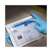 Load image into Gallery viewer, G10 Comfort Plus Blue Nitrile Gloves, Powder-Free, Small, 4 mil Thick, 9.5" Long, Light Blue, 100/Box
