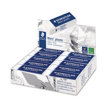 Load image into Gallery viewer, Mars Eraser, For Pencil/Ink Marks, Rectangular Block, Large, White, 20/Box
