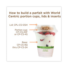 Load image into Gallery viewer, PLA Clear Cold Cup Lids, Dome Lid, Fits 9 oz to 24 oz Parfait Cups, Plastic, Clear, 1,000/Carton
