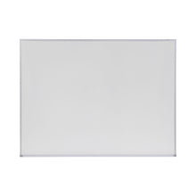 Load image into Gallery viewer, Melamine Dry Erase Board with Aluminum Frame, 48" x 36", White Surface, Anodized Aluminum Frame
