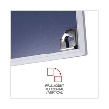Load image into Gallery viewer, Melamine Dry Erase Board with Aluminum Frame, 48" x 36", White Surface, Anodized Aluminum Frame
