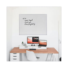 Load image into Gallery viewer, Melamine Dry Erase Board with Aluminum Frame, 48" x 36", White Surface, Anodized Aluminum Frame
