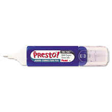 Load image into Gallery viewer, Presto! Multipurpose Correction Pen, Flat Tank-Style Barrel, Needle Tip, 0.41 oz, White
