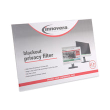 Load image into Gallery viewer, Blackout Privacy Filter for 21.5" Widescreen Flat Panel Monitor, 16:9 Aspect Ratio
