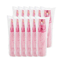 Load image into Gallery viewer, Paper Hot Drink Cups in Bistro Design, 16 oz, Maroon, 300/Carton
