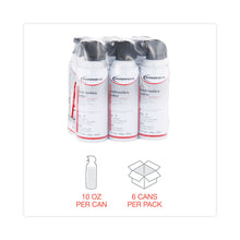 Load image into Gallery viewer, Compressed Air Duster Cleaner, 10 oz Can, 6/Pack

