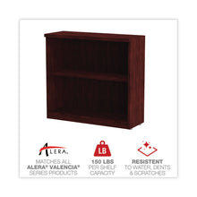 Load image into Gallery viewer, Alera Valencia Series Bookcase, Two-Shelf, 31.75w x 14d x 29.5h, Mahogany
