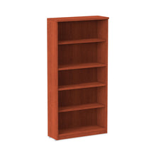 Load image into Gallery viewer, Alera Valencia Series Bookcase, Five-Shelf, 31.75w x 14d x 64.75h, Medium Cherry
