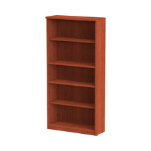 Load image into Gallery viewer, Alera Valencia Series Bookcase, Five-Shelf, 31.75w x 14d x 64.75h, Medium Cherry

