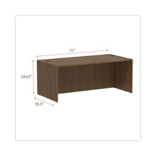 Load image into Gallery viewer, Alera Valencia Series Straight Front Desk Shell, 71" x 35.5" x 29.63", Modern Walnut
