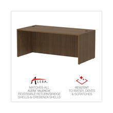 Load image into Gallery viewer, Alera Valencia Series Straight Front Desk Shell, 71" x 35.5" x 29.63", Modern Walnut
