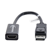 Load image into Gallery viewer, DisplayPort-HDMI Adapter, 0.65 ft, Black
