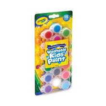 Load image into Gallery viewer, Washable Paint, 18 Assorted Colors, Interconnected 3 oz Cups
