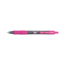 Load image into Gallery viewer, G2 Premium Breast Cancer Awareness Gel Pen, Retractable, Fine 0.7 mm, Black Ink, Smoke/Pink Barrel, 2/Pack
