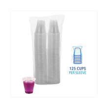 Load image into Gallery viewer, Translucent Plastic Cold Cups, 3 oz, 125/Pack
