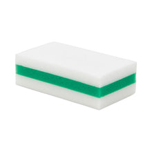 Load image into Gallery viewer, eXpunge Sponges, 4.75 x 2.5, 1.13" Thick, White/Green, 24/Carton
