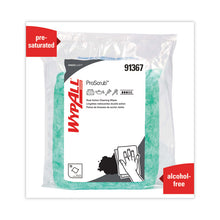 Load image into Gallery viewer, Power Clean ProScrub Pre-Saturated Wipes, 12 x 9.5, Citrus Scent, Green, 75/Pack
