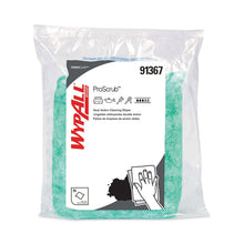 Load image into Gallery viewer, Power Clean ProScrub Pre-Saturated Wipes, 12 x 9.5, Citrus Scent, Green, 75/Pack

