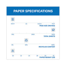 Load image into Gallery viewer, Colors Print Paper, 20 lb Bond Weight, 8.5 x 11, Green, 500 Sheets/Ream, 10 Reams/Carton
