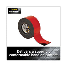 Load image into Gallery viewer, Extreme Mounting Tape, Permanent, Holds Up to 30 lb, 1" x 60", Black
