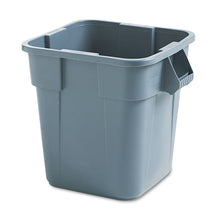Load image into Gallery viewer, Square Brute Container, 28 gal, Polyethylene, Gray
