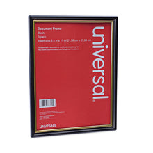 Load image into Gallery viewer, All Purpose Document Frame, 8.5 x 11 Insert, Black/Gold, 3/Pack
