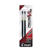 Load image into Gallery viewer, Refill for Pilot Precise V5 RT Rolling Ball, Extra-Fine Conical Tip, Black Ink, 2/Pack
