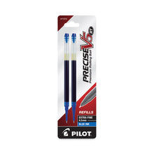 Load image into Gallery viewer, Refill for Pilot Precise V5 RT Rolling Ball, Extra-Fine Conical Tip, Blue Ink, 2/Pack
