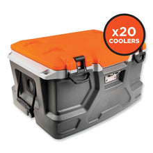 Load image into Gallery viewer, Chill-Its 5171 48-Quart Industrial Hard Sided Cooler, Orange/Gray, 20/Pallet
