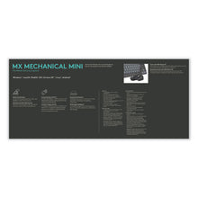 Load image into Gallery viewer, MX Mechanical Wireless Illuminated Performance Keyboard, Mini, Graphite
