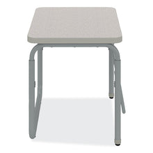 Load image into Gallery viewer, AlphaBetter 2.0 Height-Adjustable Student Desk with Pendulum Bar, 27.75 x 19.75 x 22 to 30, Pebble Gray
