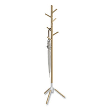 Load image into Gallery viewer, Resi Standing Coat Tree, 6 Hook, 17.25w x 17.25d x 69.5h, White
