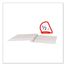 Load image into Gallery viewer, Slant D-Ring View Binder, 3 Rings, 0.5" Capacity, 11 x 8.5, White
