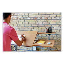 Load image into Gallery viewer, Height-Adjustable Split Level Drafting Table, Rectangular/Square, 47.25 x 29.75 x 26 to 37.25, Medium Oak
