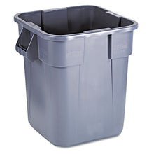 Load image into Gallery viewer, Square Brute Container, 28 gal, Polyethylene, Gray
