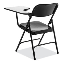 Load image into Gallery viewer, 5200 Series Left-Side Tablet-Arm Folding Chair, Supports 480 lb, 17.25" Seat Height, Black, 2/Carton
