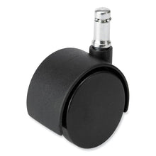Load image into Gallery viewer, Task Master Carpet Casters, 2" Wheel, Black, 5/Set
