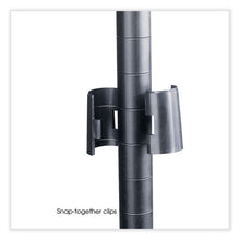 Load image into Gallery viewer, Industrial Extra Shelf Pack, 36w x 24d x 1.5h, Steel, Black, 2/Pack
