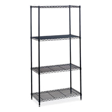 Load image into Gallery viewer, Industrial Wire Shelving, Four-Shelf, 36w x 18d x 72h, Black

