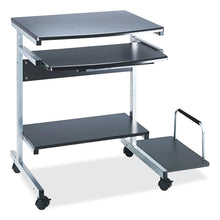 Load image into Gallery viewer, Eastwinds Series Portrait PC Desk Cart, 36" x 19.25" x 31", Anthracite
